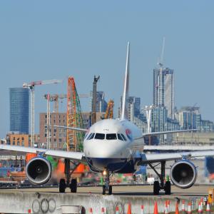 British Airways A318 G-EUNA at London City Airport
